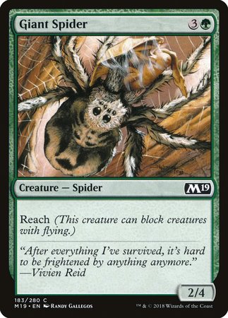 Giant Spider [Core Set 2019] | Cracking-Singles