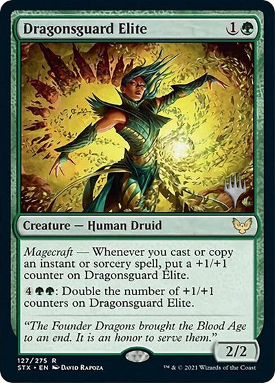 Dragonsguard Elite (Promo Pack) [Strixhaven: School of Mages Promos] | Cracking-Singles