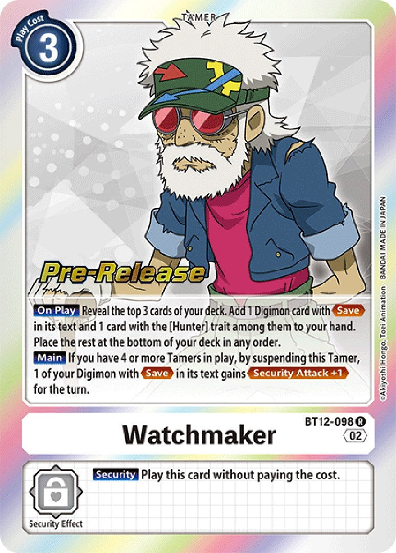 Watchmaker [BT12-098] [Across Time Pre-Release Cards] | Cracking-Singles