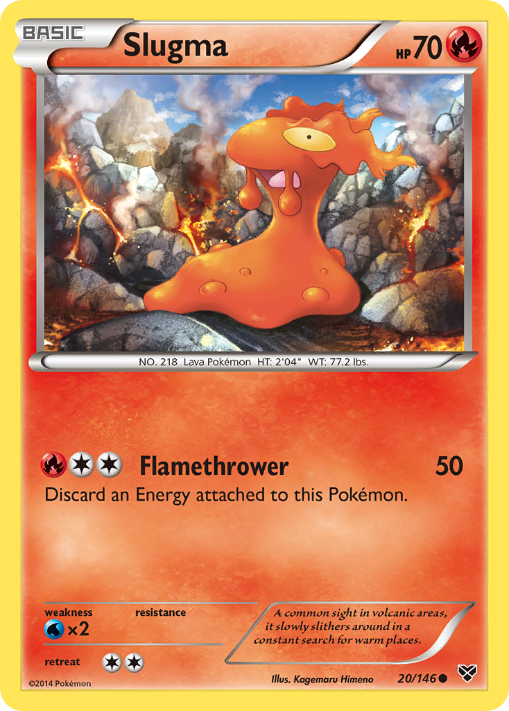 Slugma (20/146) [XY: Base Set] | Cracking-Singles