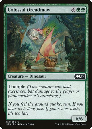 Colossal Dreadmaw [Core Set 2019] | Cracking-Singles