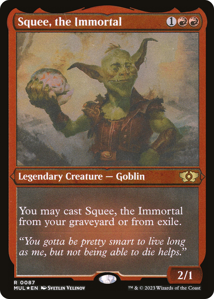 Squee, the Immortal (Foil Etched) [Multiverse Legends] | Cracking-Singles