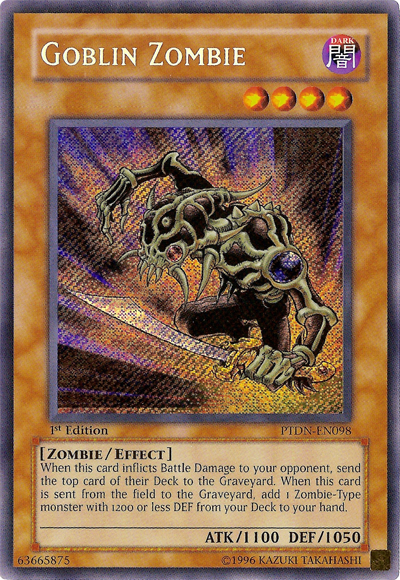 Goblin Zombie [PTDN-EN098] Secret Rare | Cracking-Singles