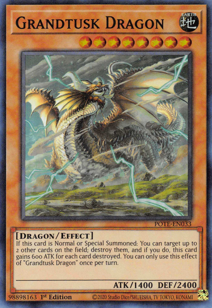 Grandtusk Dragon [POTE-EN033] Super Rare | Cracking-Singles