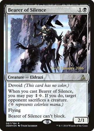 Bearer of Silence [Oath of the Gatewatch Promos] | Cracking-Singles