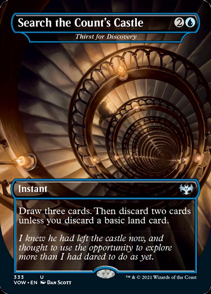 Thirst for Discovery - Search the Count's Castle [Innistrad: Crimson Vow] | Cracking-Singles