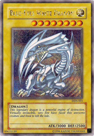 Blue-Eyes White Dragon (Dark Duel Stories) [DDS-001] Secret Rare | Cracking-Singles