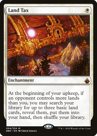 Land Tax [Battlebond] | Cracking-Singles