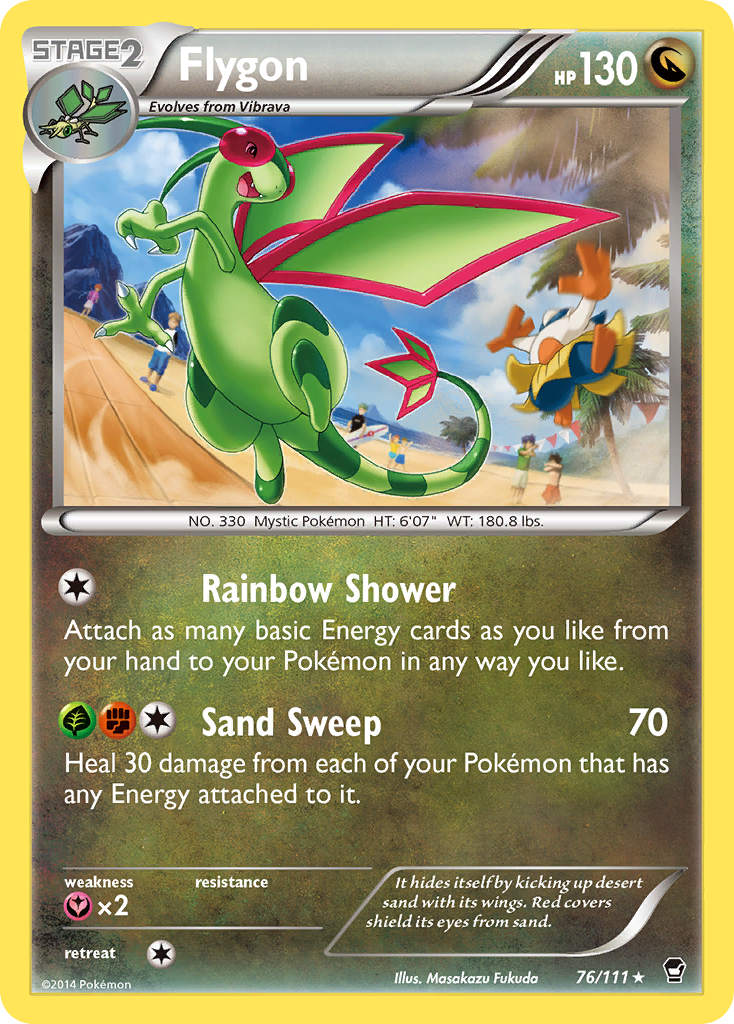 Flygon (76/111) [XY: Furious Fists] | Cracking-Singles