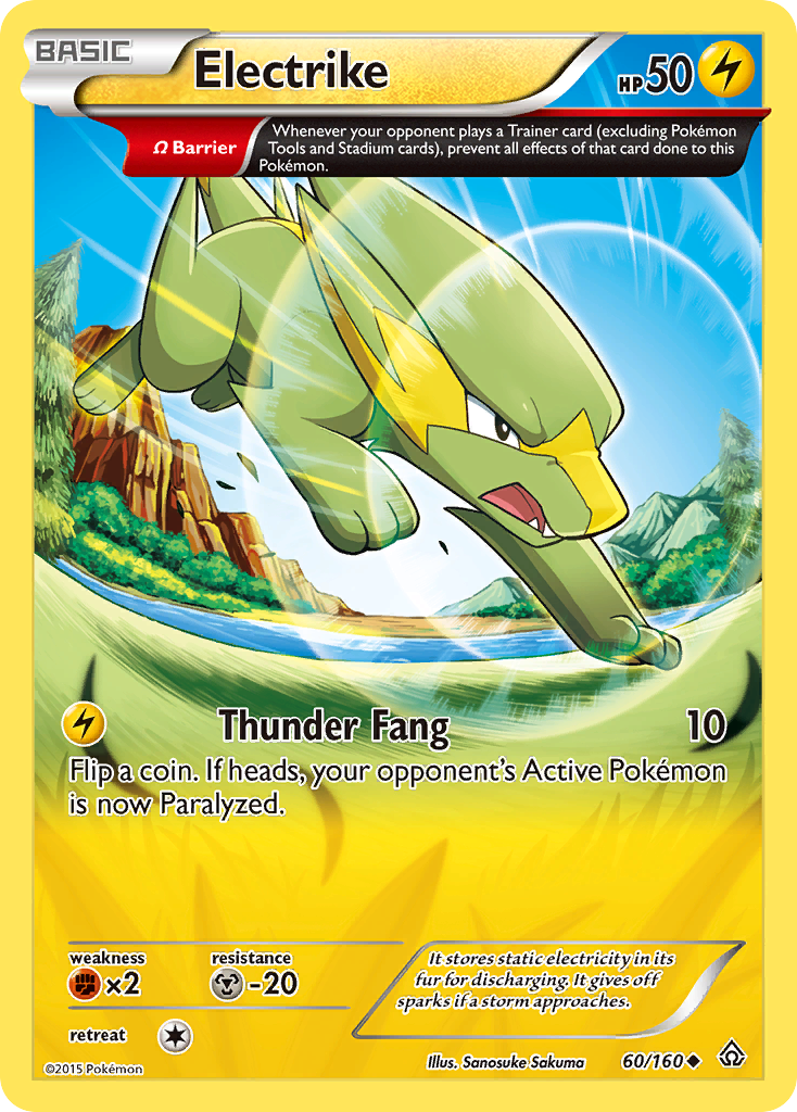 Electrike (60/160) [XY: Primal Clash] | Cracking-Singles