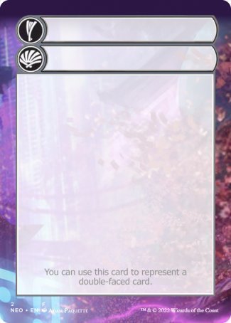 Helper Card (2/9) [Kamigawa: Neon Dynasty Tokens] | Cracking-Singles