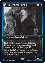 Malevolent Hermit // Benevolent Geist [Innistrad: Double Feature] | Cracking-Singles