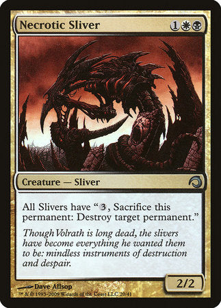 Necrotic Sliver [Premium Deck Series: Slivers] | Cracking-Singles