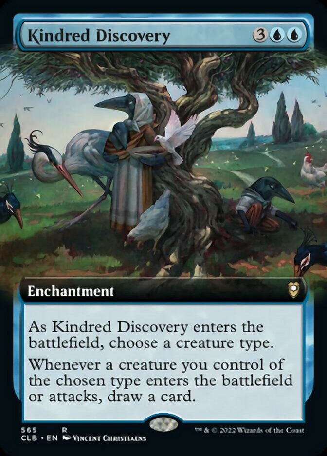 Kindred Discovery (Extended Art) [Commander Legends: Battle for Baldur's Gate] | Cracking-Singles