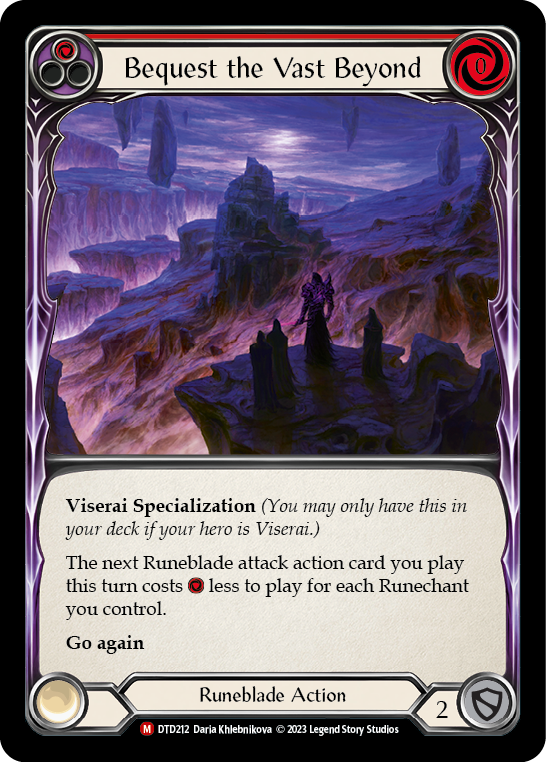 Bequest the Vast Beyond [DTD212] (Dusk Till Dawn)  Rainbow Foil | Cracking-Singles