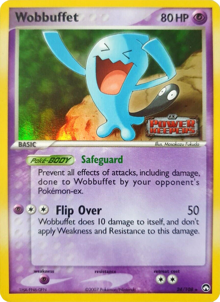 Wobbuffet (24/108) (Stamped) [EX: Power Keepers] | Cracking-Singles