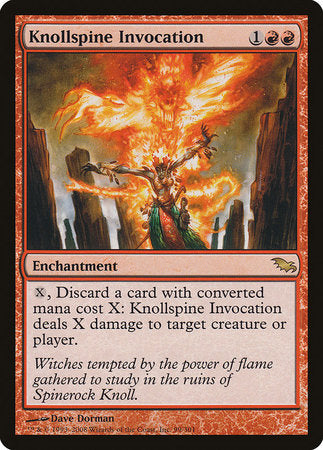 Knollspine Invocation [Shadowmoor] | Cracking-Singles