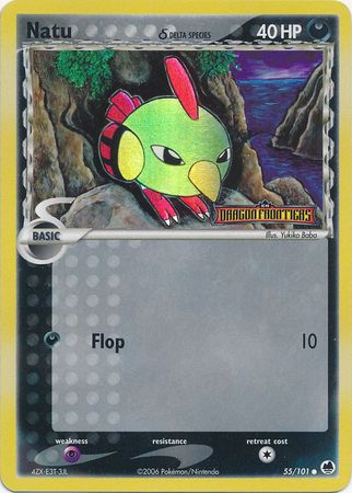 Natu (55/101) (Delta Species) (Stamped) [EX: Dragon Frontiers] | Cracking-Singles