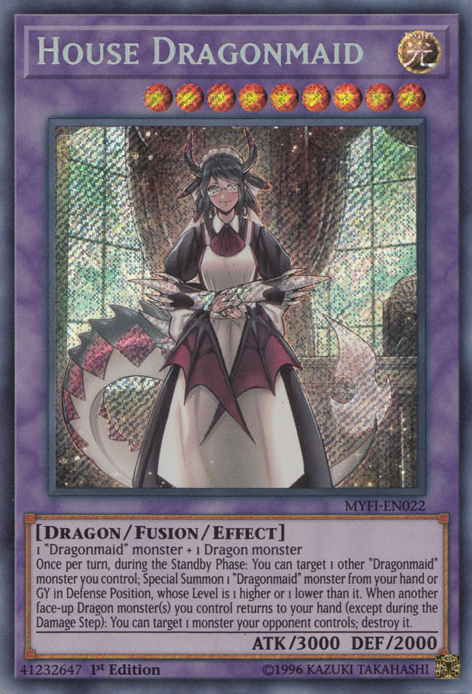 House Dragonmaid [MYFI-EN022] Secret Rare | Cracking-Singles