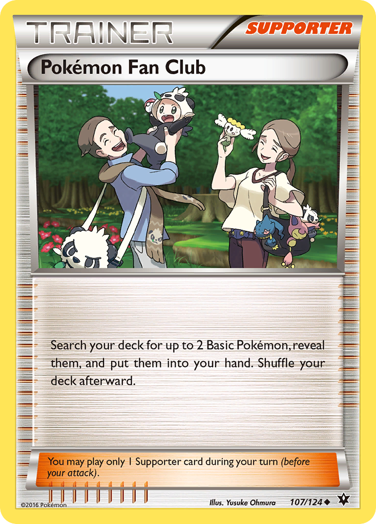 Pokemon Fan Club (107/124) [XY: Fates Collide] | Cracking-Singles