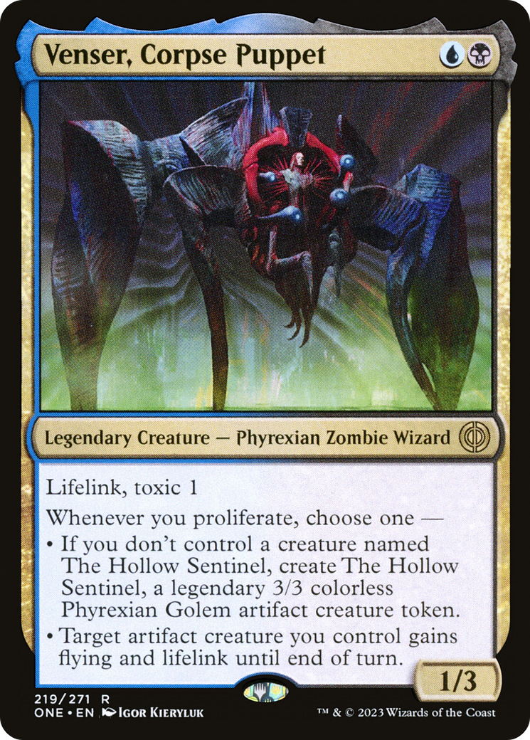 Venser, Corpse Puppet [Phyrexia: All Will Be One] | Cracking-Singles