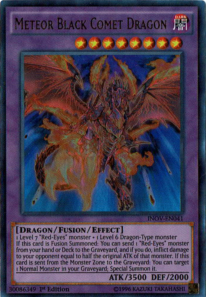 Meteor Black Comet Dragon [INOV-EN041] Ultra Rare | Cracking-Singles