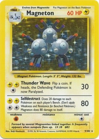 Magneton (9/102) [Base Set Unlimited] | Cracking-Singles