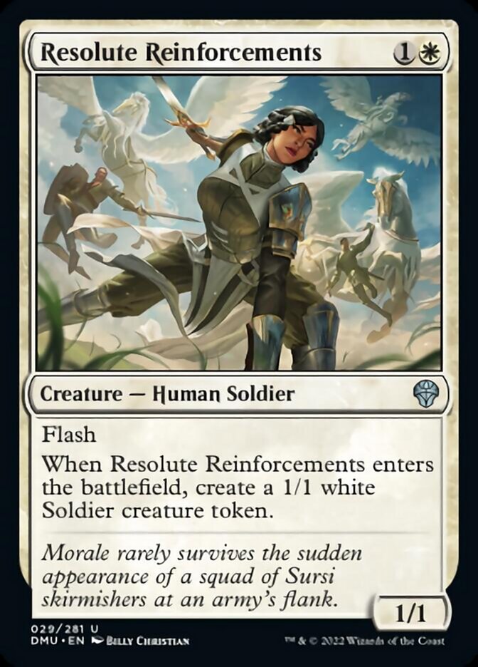 Resolute Reinforcements [Dominaria United] | Cracking-Singles