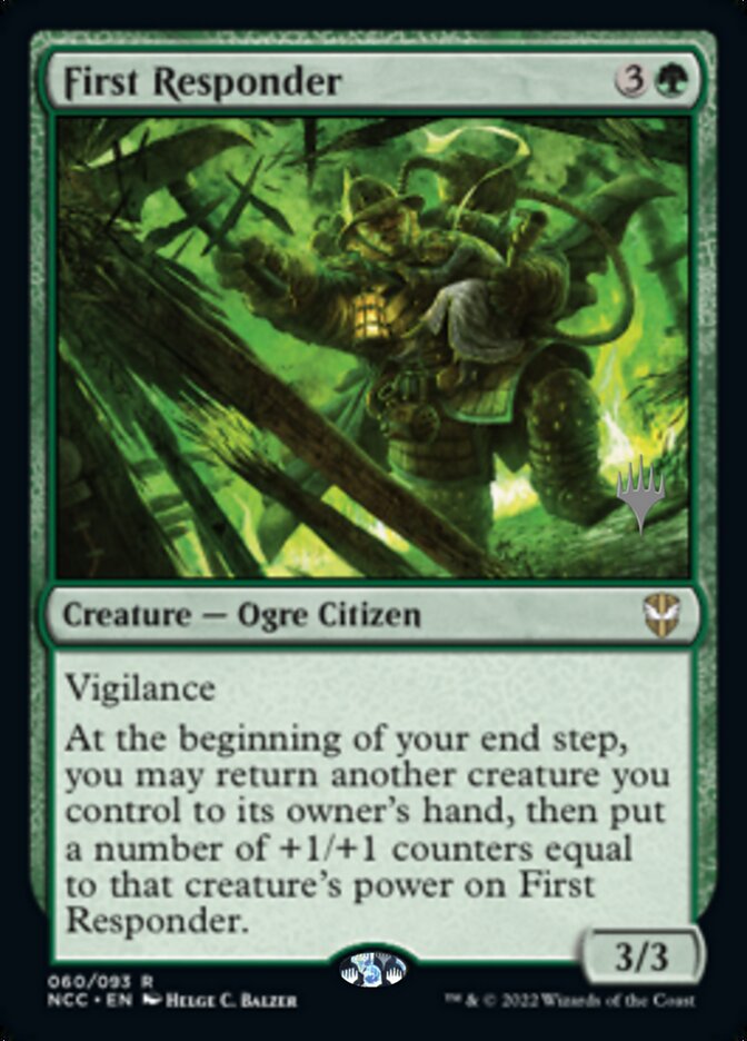 First Responder (Promo Pack) [Streets of New Capenna Commander Promos] | Cracking-Singles