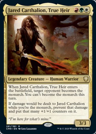 Jared Carthalion, True Heir [Commander Legends] | Cracking-Singles