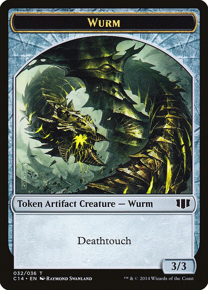 Wurm (032/036) // Goat Double-sided Token [Commander 2014 Tokens] | Cracking-Singles