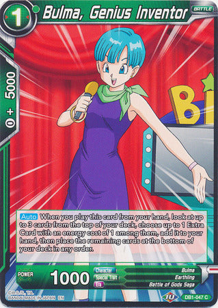 Bulma, Genius Inventor (DB1-047) [Dragon Brawl] | Cracking-Singles