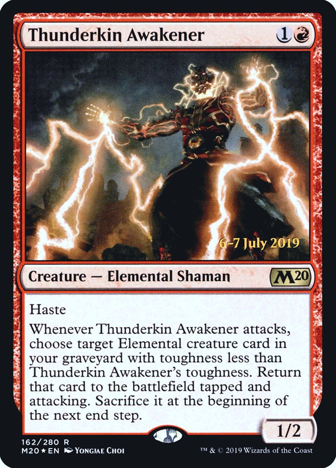 Thunderkin Awakener  [Core Set 2020 Prerelease Promos] | Cracking-Singles