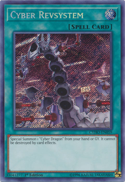 Cyber Revsystem [CYHO-EN059] Secret Rare | Cracking-Singles