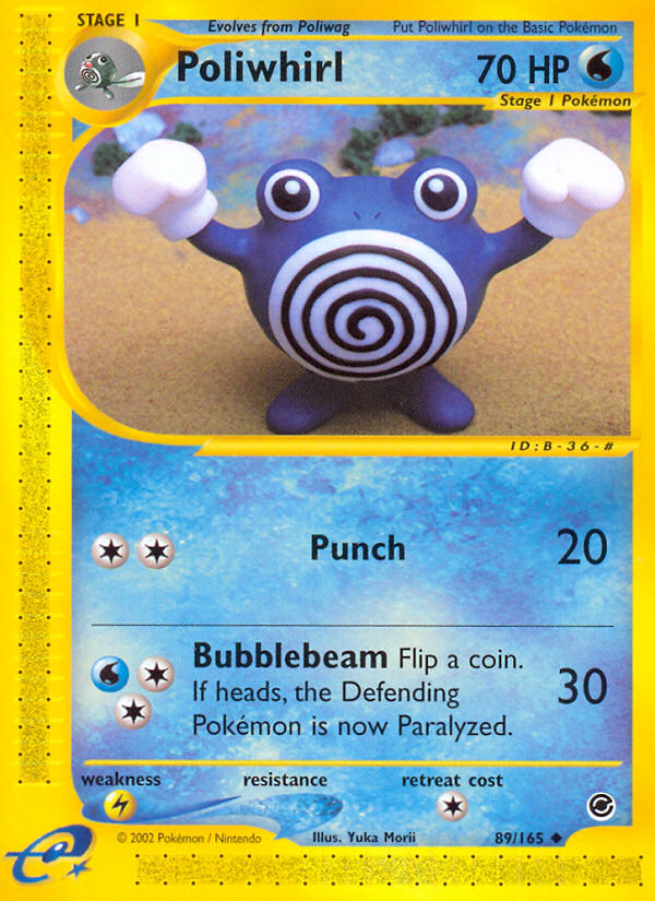 Poliwhirl (89/165) [Expedition: Base Set] | Cracking-Singles