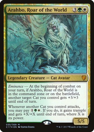 Arahbo, Roar of the World [Commander 2017] | Cracking-Singles