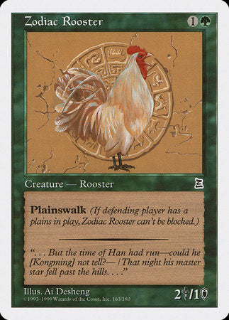 Zodiac Rooster [Portal Three Kingdoms] | Cracking-Singles