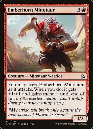 Emberhorn Minotaur [Amonkhet] | Cracking-Singles