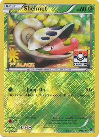 Shelmet (8/111) (League Promo 1st Place) [XY: Furious Fists] | Cracking-Singles