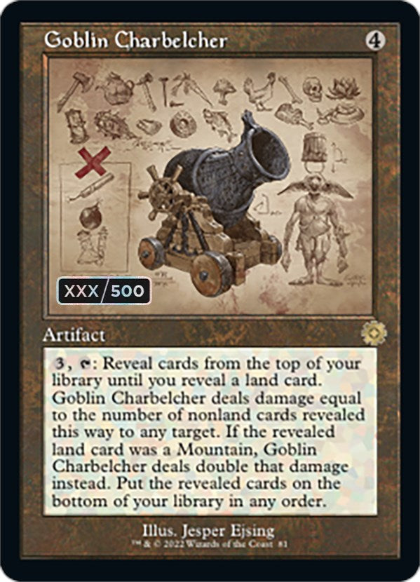 Goblin Charbelcher (Retro Schematic) (Serial Numbered) [The Brothers' War Retro Artifacts] | Cracking-Singles