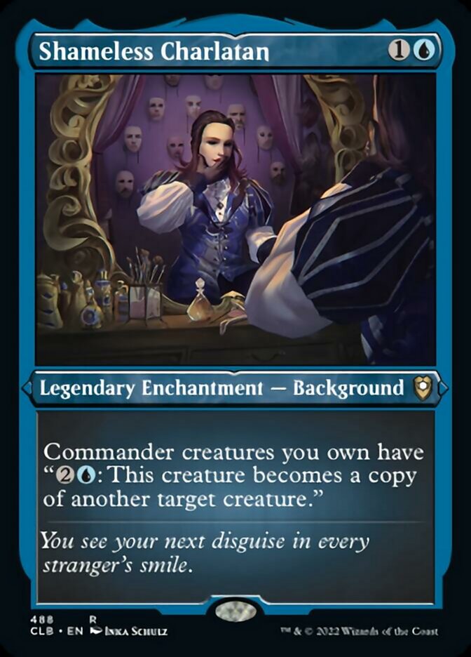 Shameless Charlatan (Foil Etched) [Commander Legends: Battle for Baldur's Gate] | Cracking-Singles