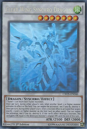 Clear Wing Synchro Dragon (Ghost Rare) [CROS-EN046] Ghost Rare | Cracking-Singles