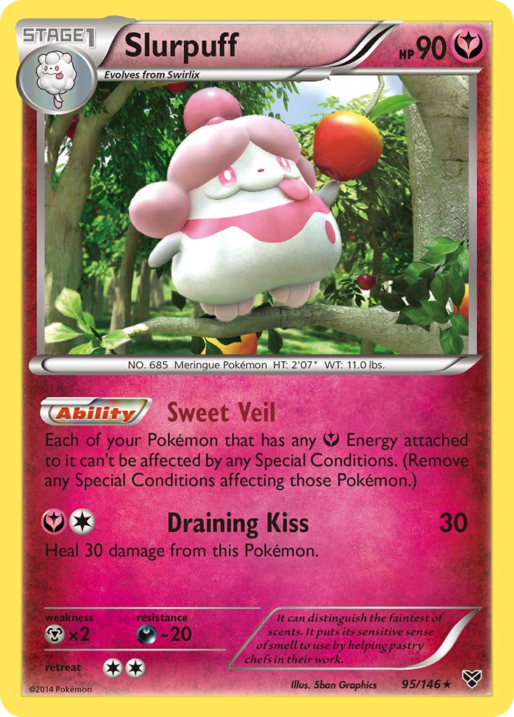 Slurpuff (95/146) (Theme Deck Exclusive) [XY: Base Set] | Cracking-Singles