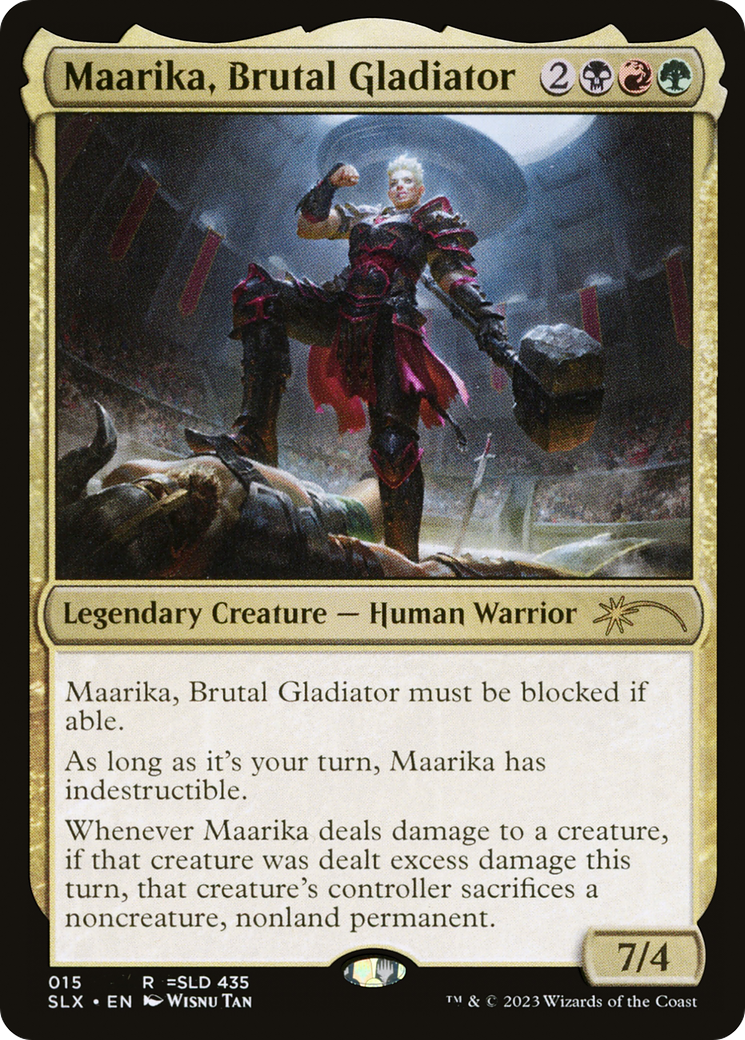 Maarika, Brutal Gladiator [Secret Lair: Universes Within] | Cracking-Singles