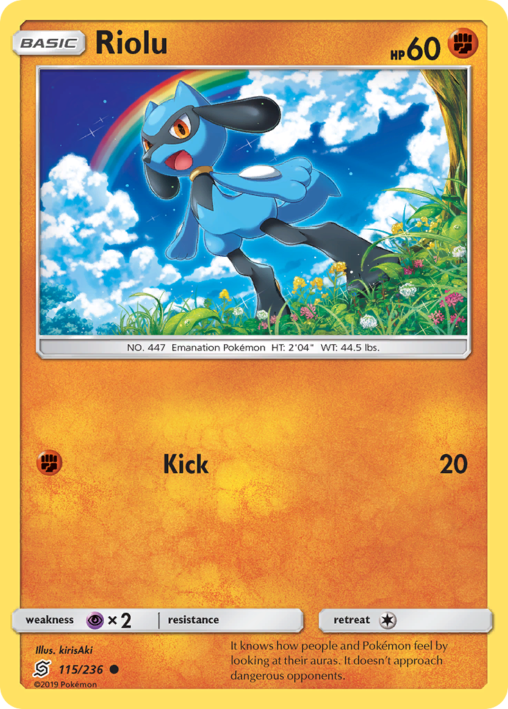 Riolu (115/236) [Sun & Moon: Unified Minds] | Cracking-Singles