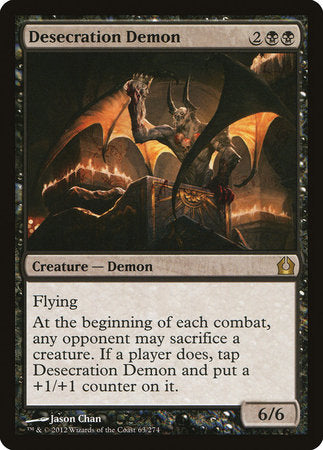 Desecration Demon [Return to Ravnica] | Cracking-Singles