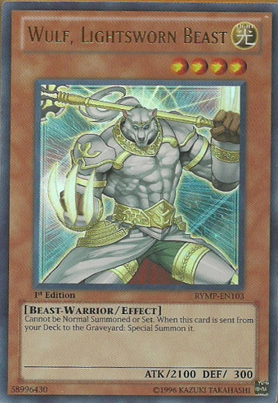 Wulf, Lightsworn Beast [RYMP-EN103] Ultra Rare | Cracking-Singles