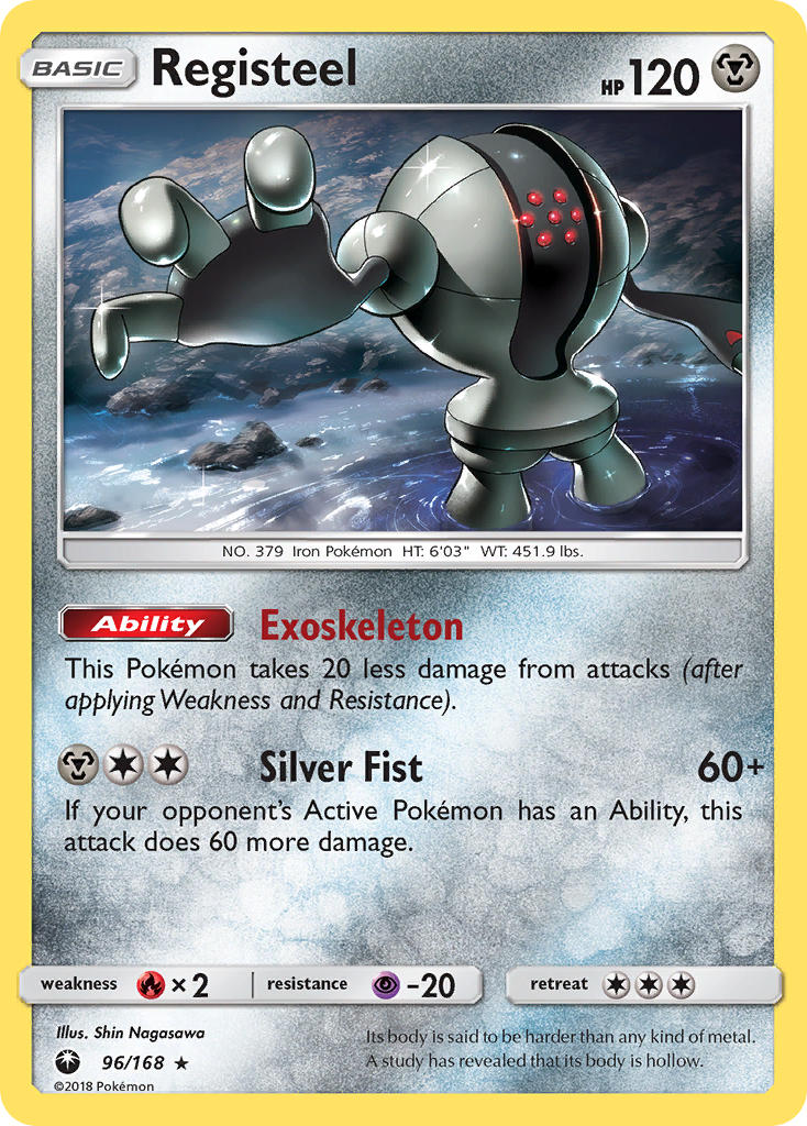 Registeel (96/168) [Sun & Moon: Celestial Storm] | Cracking-Singles