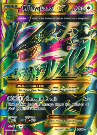 M Rayquaza EX (98/98) (Jumbo Card) [XY: Ancient Origins] | Cracking-Singles