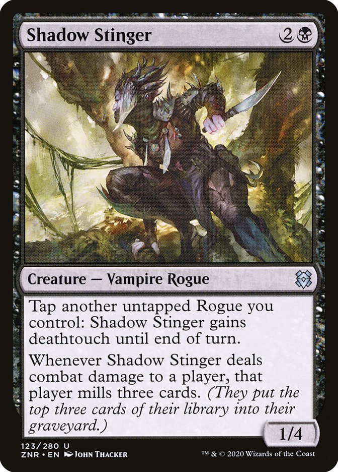 Shadow Stinger [Zendikar Rising] | Cracking-Singles